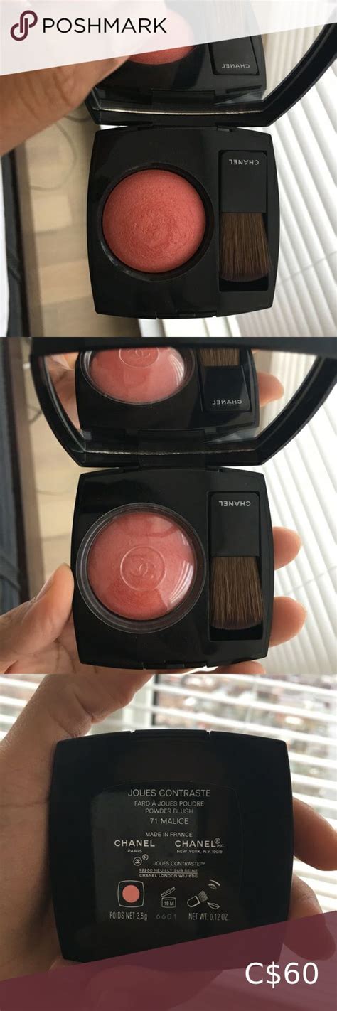 chanel rosa|Chanel malice blush.